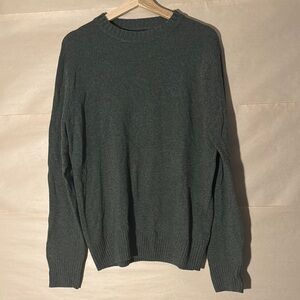 J. Crew Green Crewneck Sweater Classic Knit